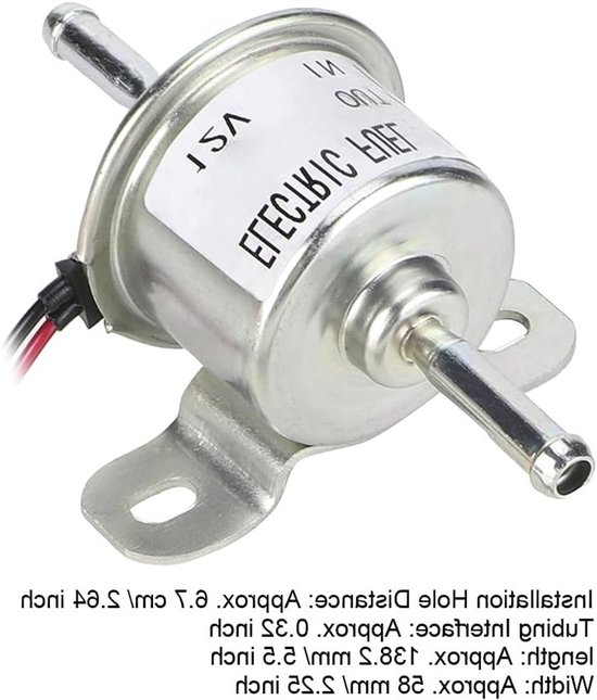 Nikou 12V Elektrische Brandstofpomp - Vervangingsonderdeel voor Ya-nmar 4TNV88 en 3TNV88-NHB van Merkloos — afbeelding 2