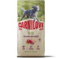CARNILOVE TRUE FRESH - Dog - Duck for Junior Large breeds 12 kg