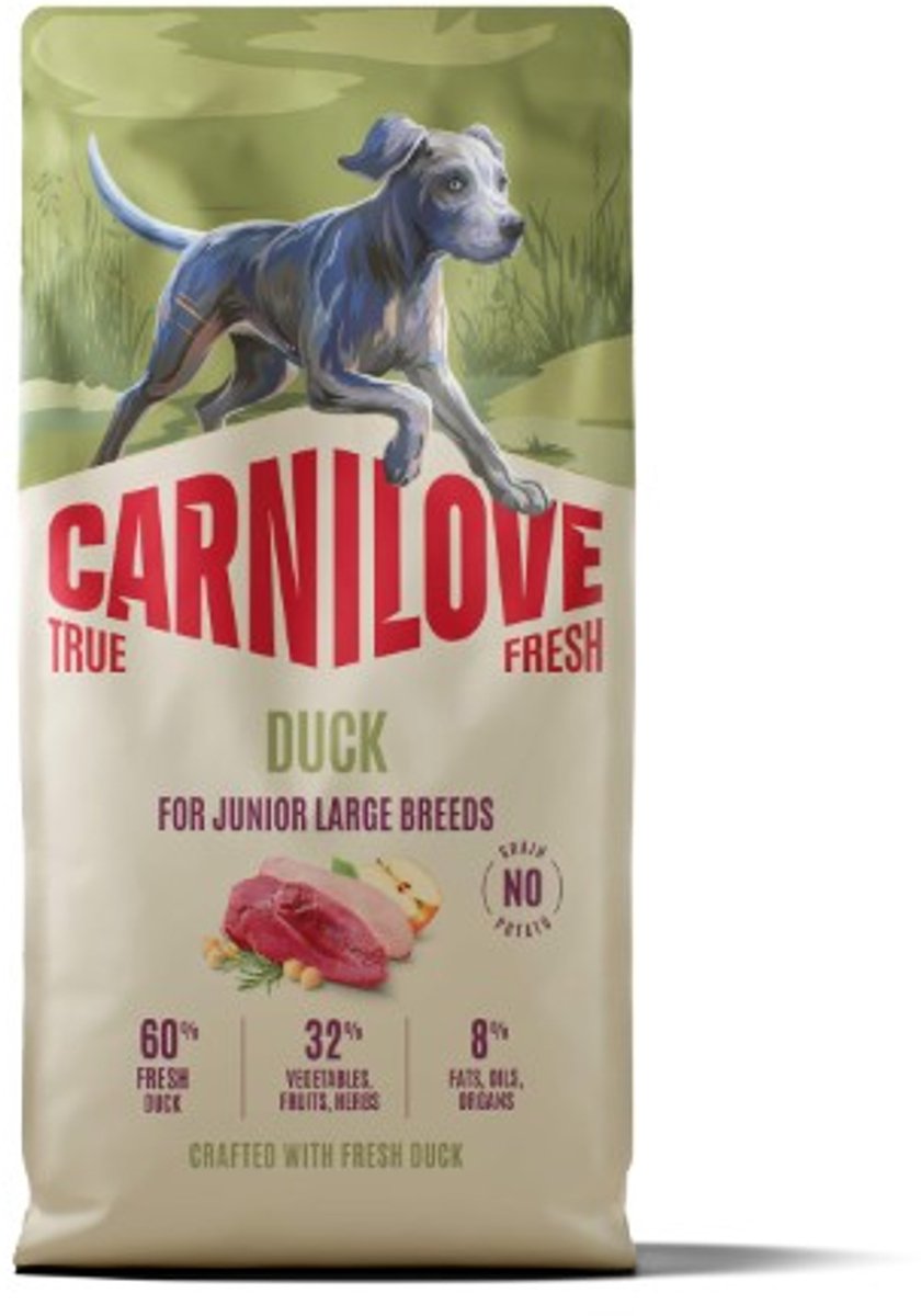 Carnilove CARNILOVE TRUE FRESH - Dog - Duck for Junior Large breeds 12 kg