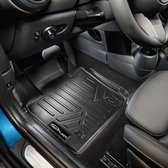Smartliner 3D Automatten Voorrij voor MINI Cooper SE en MINI Hardtop 2021-2024 - Zwart - Op Maat Gemaakte Vloermatten met Verhoogde Randen - Weerbestendige Bescherming voor de Voorste Stoelen