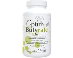 Optim Butyrate - Butyraat supplement Omhuld Natriumbutyraat 285 mg - Boterzuur - 90 capsules butyraat - Darmtransit - Vervangt Butycaps - Butyric acid Supplement - butyrate sodium