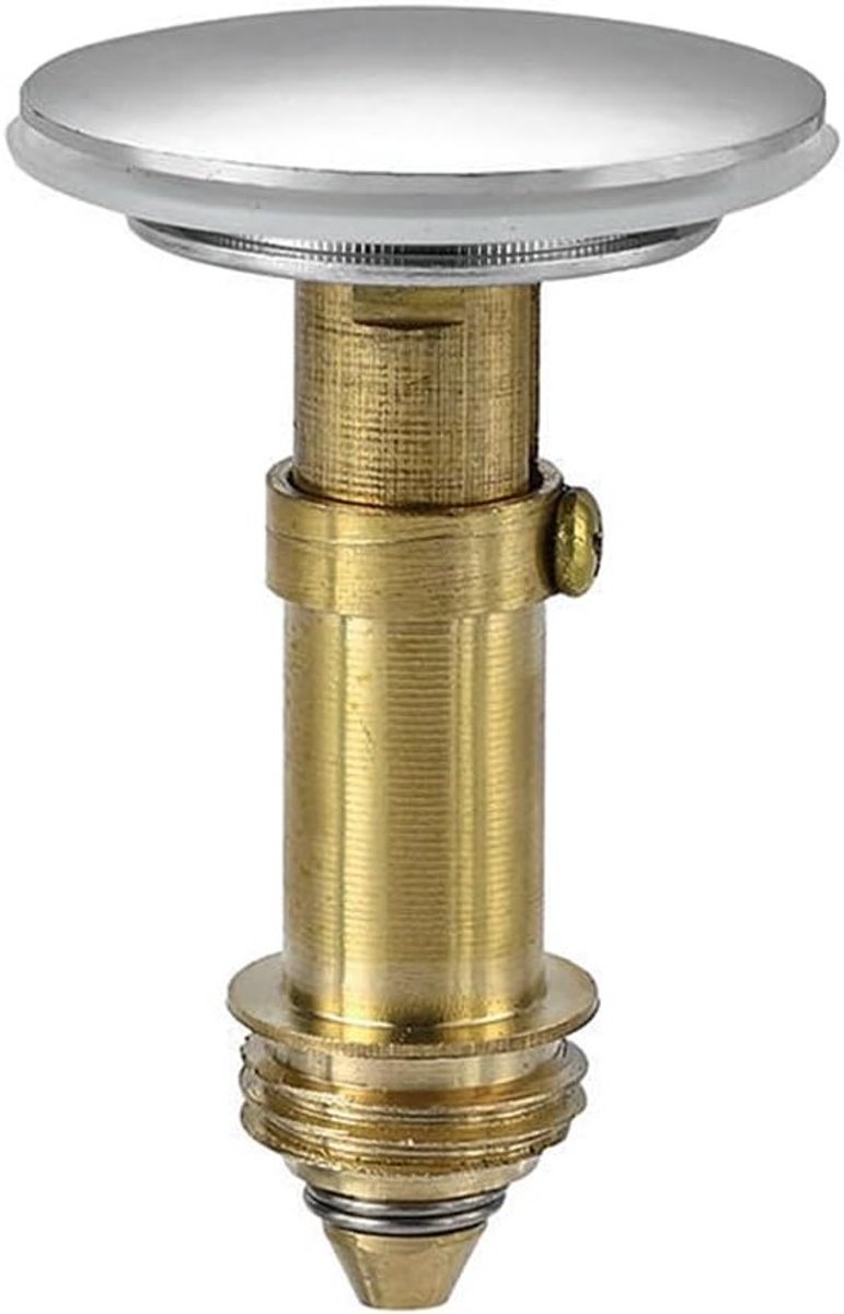 Basin 35mm Drain Hole - Sink Drain Stopper - Universal Pop-Up Bounce Drain Plug - Filter Push Type Bathtub Stopper - Sink Plugs