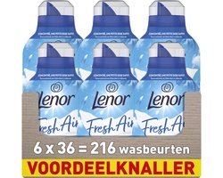 Lenor Fresh Air Wasverzachter - Ochtendfris - 6 x 36 Wasbeurten