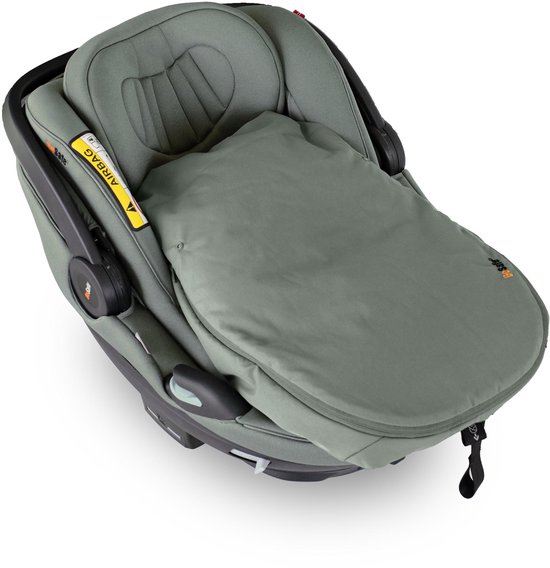 Besafe Weer en wind cover Beyond Go - Accessoire autostoel Beyond Go - Voetenzak - Voetenzak autostoeltje - Meadow Green van Merkloos — afbeelding 4