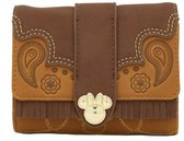 Disney Loungefly Wallet Minnie Mouse Western Fringe Exclusive