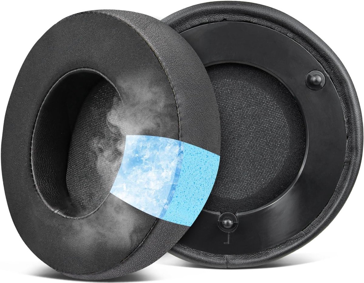 Vervangende koelgel oorkussens voor gaming headset, hoge dichtheid geluidsisolatie, comfortabele earpads en kussens voor optimale gamingervaring