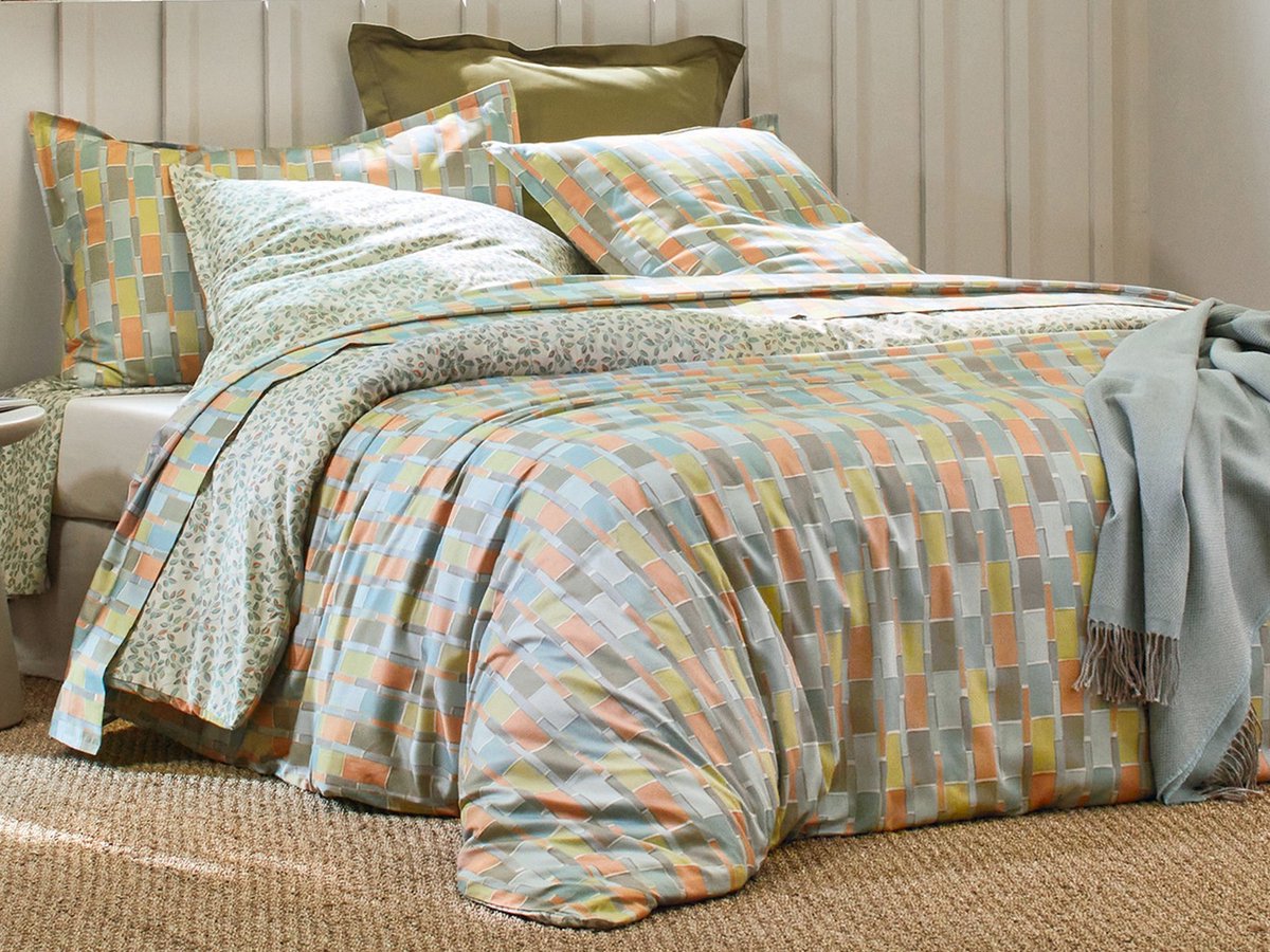 Blanc Des Vosges dekbedovertrek Mix And Match Céladon 240x220 cm