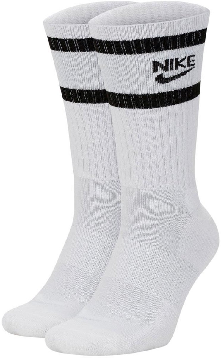 Nike Heritage Crew 2 paar Sokken Zwart
