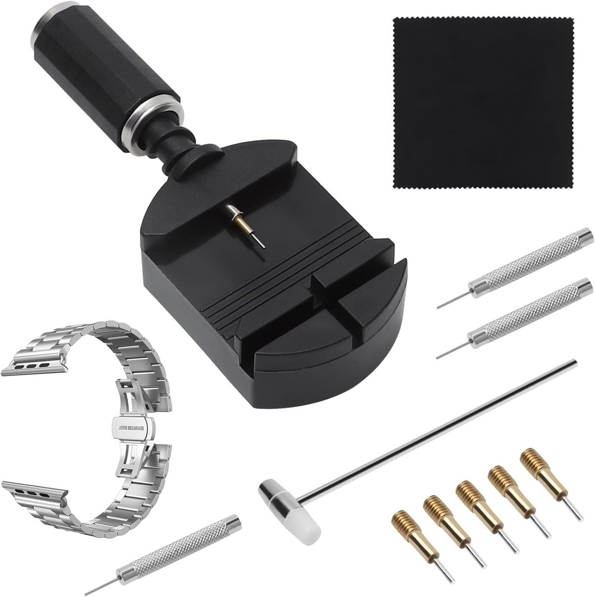 Complete Horloge Reparatieset met Veerpinnen, Pliers en Band Verwijder Tools voor Horloge Onderhoud en Herstel