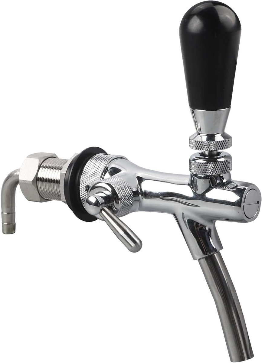 Verstelbare Biertap met Ventiel voor Thuisbar en Restaurants - Perfect voor Bierliefhebber