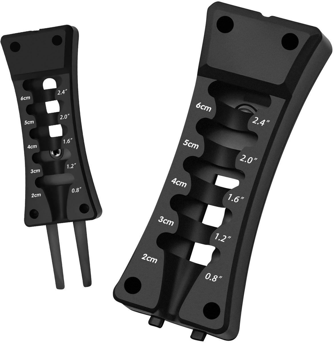 Cosensi- Golf Tee Hoogteversteller - 3-in-1 Golf Tee - Divot Reparatiegereedschap - Draagbaar - Lichtgewicht - Koolstofvezel Materiaal - Golfaccessoire