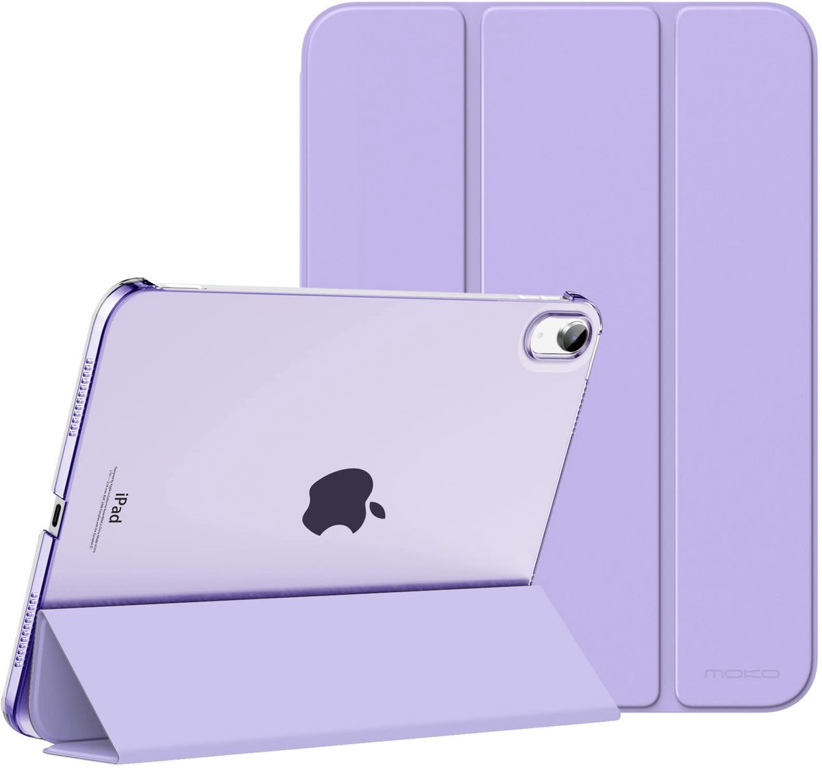 MTTproducts- Hoesje iPad 10e generatie 2022 - Slanke Standaard - Harde Achterkant - Auto Wake/Sleep - PU-Leer - Perfecte Uitsparingen - Tablethoes