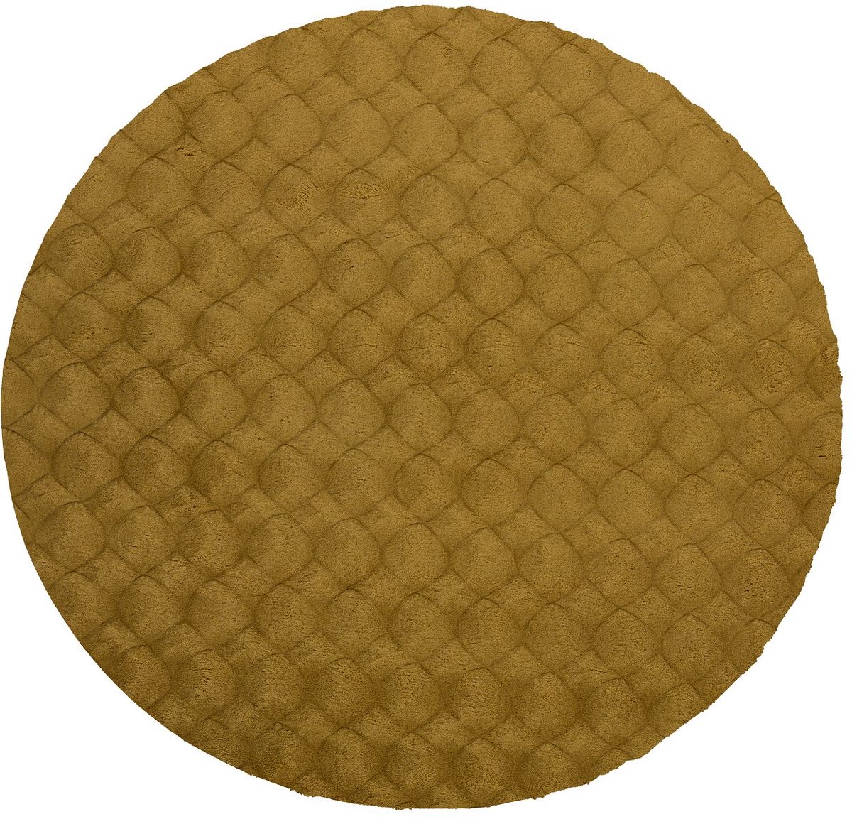 Rond vloerkleed Diamond Cut 800 honing – Ø 120 cm – 100% polyester, machinegeweven