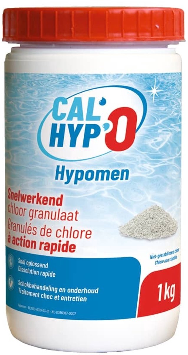 Cal'Hyp'O - Hypomen - Snelwerkend Chloorgranulaat - 1 kg