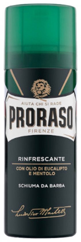 Proraso Scheerschuim Reisflacon Eucalyptus/Menthol
