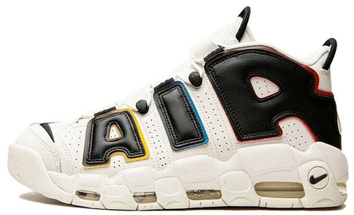 Nike Air More Uptempo 96 Trading Cards Primary Colors Zwart
