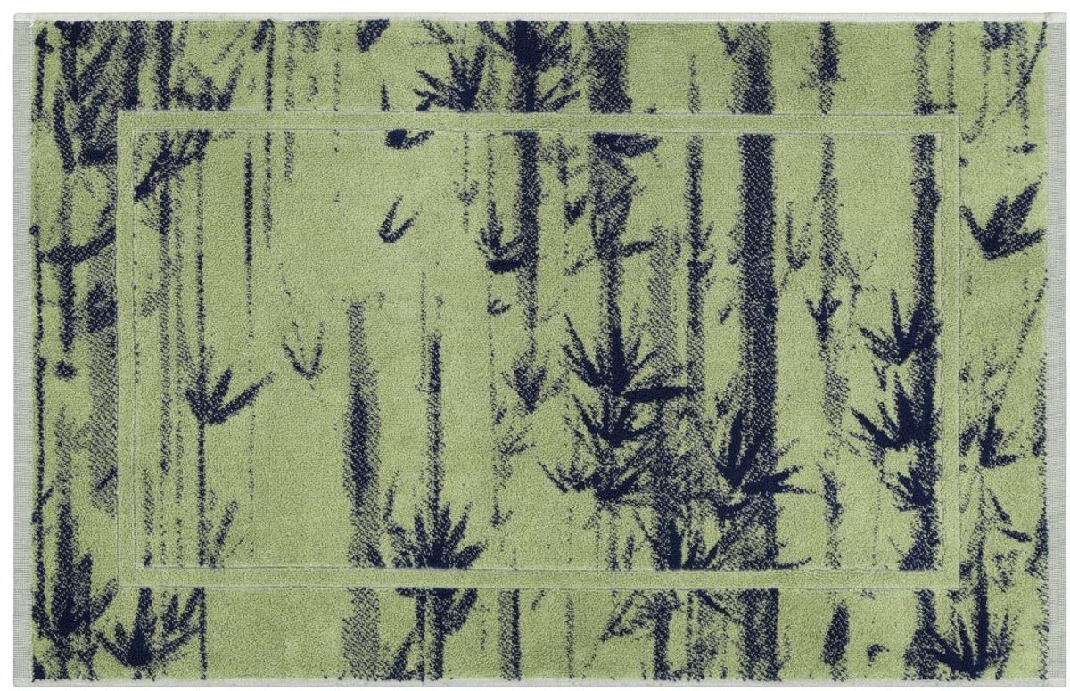 K-3 Wakatake luxe badmat - groen - luxe jacquard douchemat - 50×80 cm