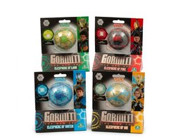 Gormiti The New Era set of 4 Electronic Elesphere of Air with Light Effects