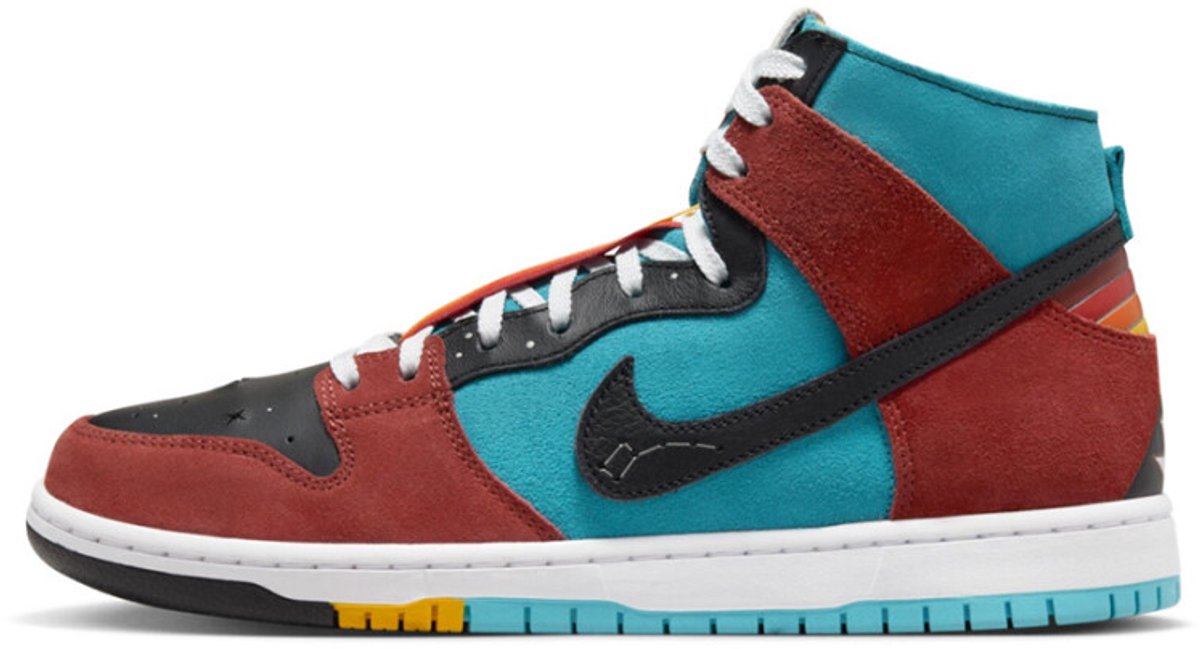Nike SB Dunk High ‘Di’orr Greenwood Navajo Arts’ Zwart