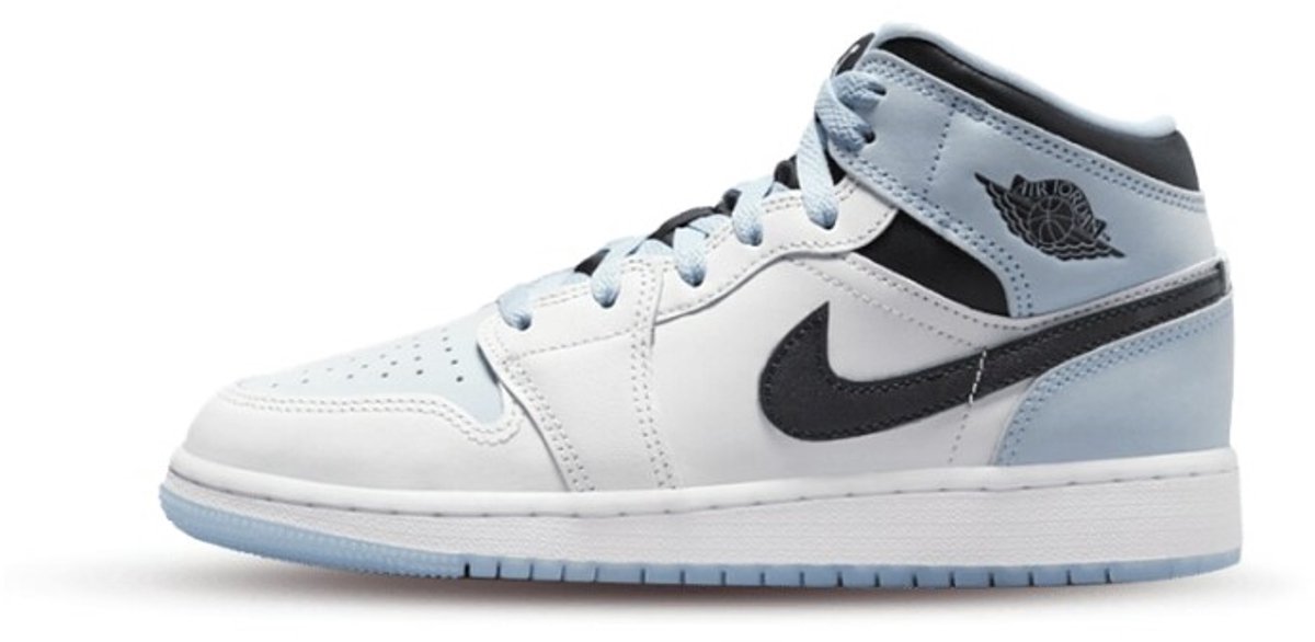 Nike Air Jordan 1 Mid Sneakers Unisex Ice 2023 Blauw