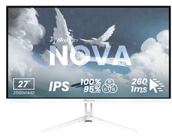 Arozzi Nova 27" Gaming Monitor - QHD IPS - 260Hz - Wit