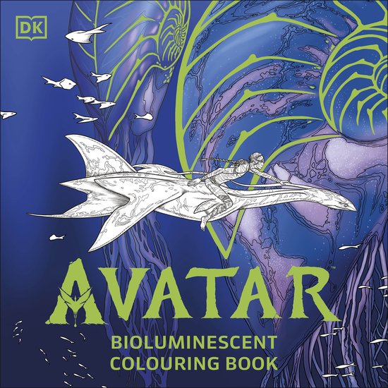 Avatar Bioluminescent Colouring Book - cover