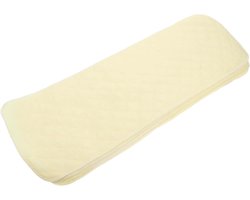Babyluierinlegvellen - Wasbare inlegvellen - Zindelijkheidstraining - Maximale Dekking - 46x17 cm - Lichtgeel