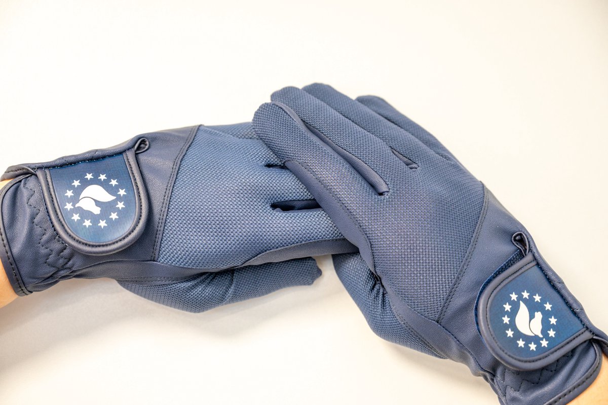 ESHA Paardrijhandschoenen: Navy Gents-S