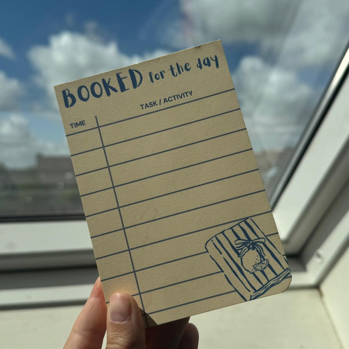 Nook & Note Riviera Collection - Booked for the Day Notitieblok - A6 - 50 Pagina's - 160gsm Papier - Dagplanner