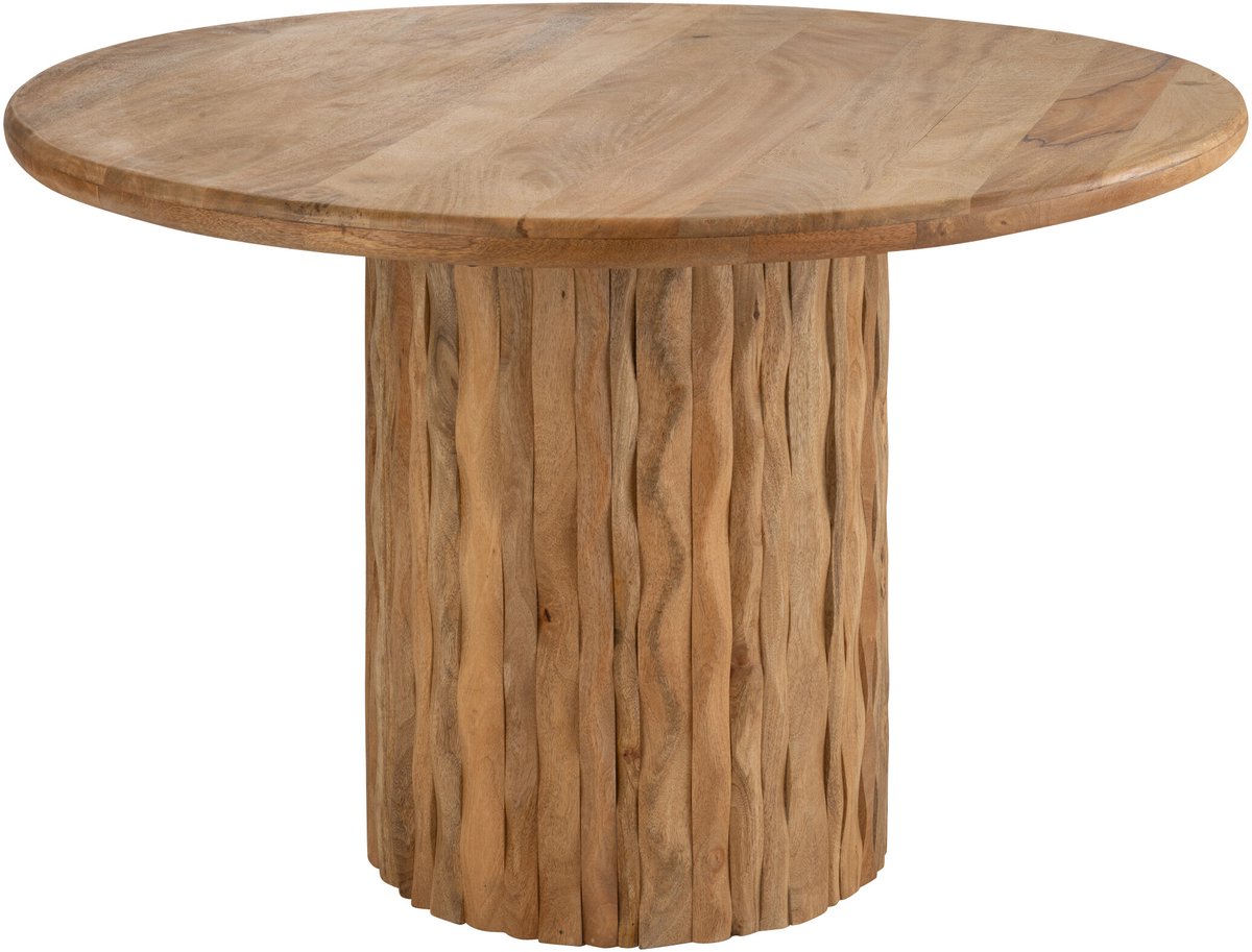 J-Line eettafel Curbe Rond - hout - naturel