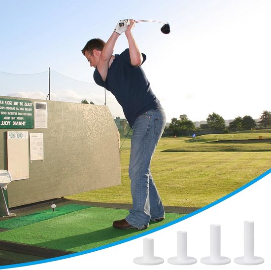 2.6 Inch Rubber Golf Tees - 5 Stuks Hoge Trainings Tees voor Driving Range en Indoor Gebruik, Stabiele Ballenhouder — afbeelding 3
