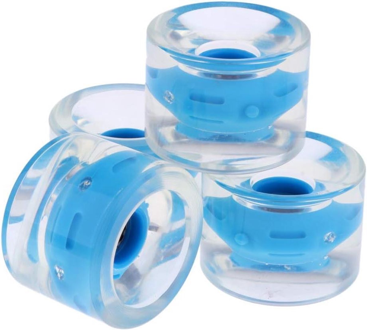 Skateboard Wielen Longboard Onderdelen Straat Skateboarding Oplaadbare Verlichting 70mm Diameter