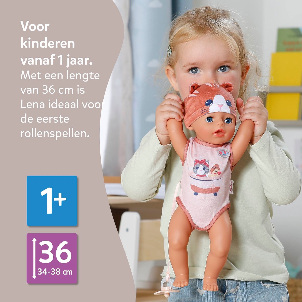 BABY born Lena Kat (36 cm) — afbeelding 13
