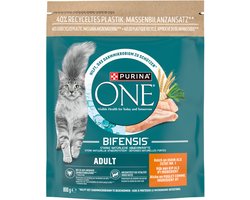 PURINA® ONE® Adult - Kattenbrokjes - Kip & Volkoren Granen - 4 x 800 g