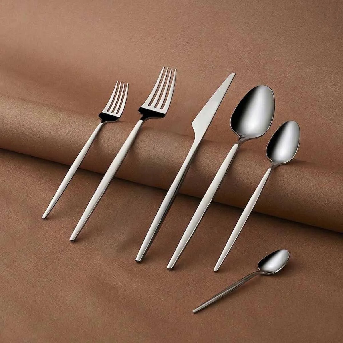 Bestekset Zilver 36 Delig 6 Persoons – 18/10 Roestvrij Staal