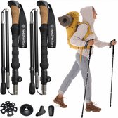 Nordic Walking Stokken - Lichtgewicht Inklapbaar - Trekkingstokken - Hiking - Wandelstokken - Trekking - Verstelbaar - Opvouwbaar - Alternatief Telescopisch en Inschuifbaar - Trailrunning Outdoor - needventure®