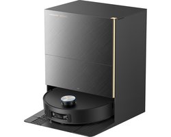 Dreame X60 Pro Ultra Complete Robotstofzuiger Grijs | Dweilfunctie | Automatisch legen & bijvullen | Zelfreinigend | Uitschuifbare borstel/dweil | Hoeken- en randreiniging | Huisdierenhaar | AI navigatie | Handsfree | Allergie | Warmwater dweil