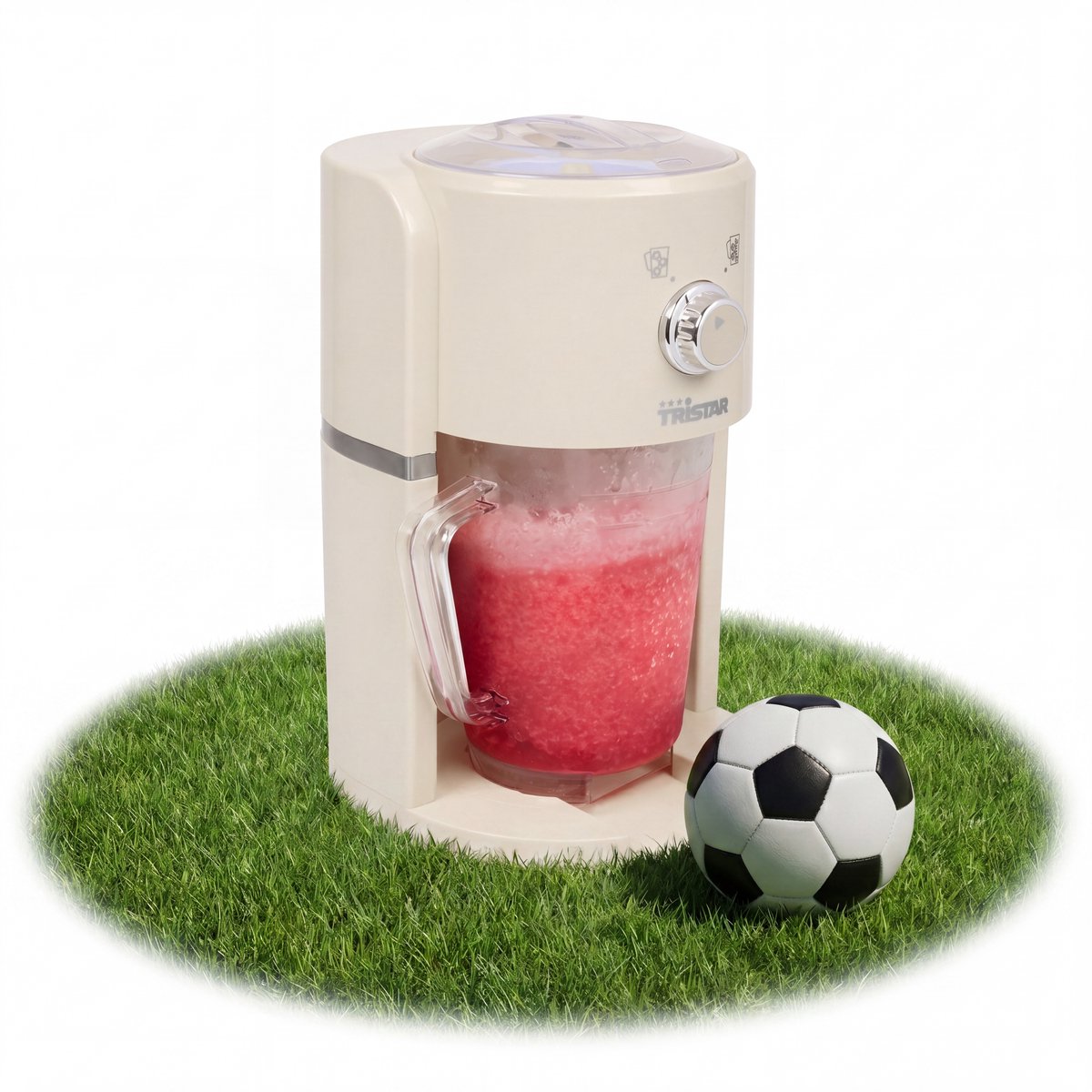 Tristar KD-7310 - Ijscrusher Slushy maker - 30W - 1,1 Liter - Creme wit
