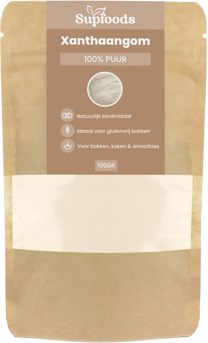 Xanthaangom Poeder - 100% Puur - 100g - Bind en Verdikkingsmiddel - Glutenvrij Bakken
