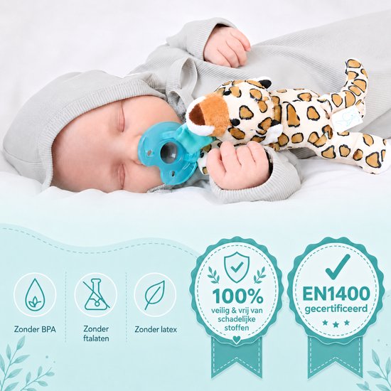 MijnNami Soother Speen 4-pack - dé vertrouwde newborn speen onder zorgprofessionals - Fopspeen Baby 0 - 6 maanden - nu voor langer gebruik van MijnNami — afbeelding 4