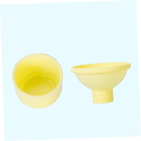 Melkpoeder toren - BPA vrij - 4 lagen -Melkpoeder doseerdoosjes - Babypoeder bewaarbakjes - Reisbox - Dispenser - Geel — afbeelding 4