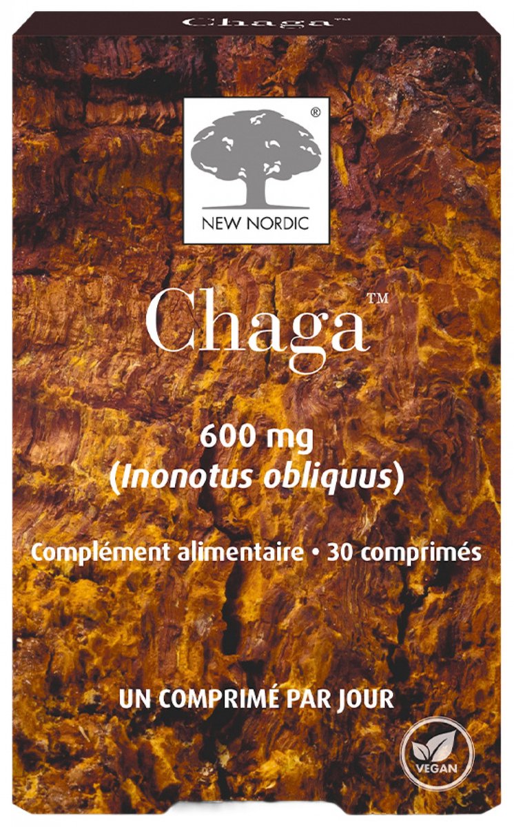 New Nordic Chaga 600 mg 30 Tabletten