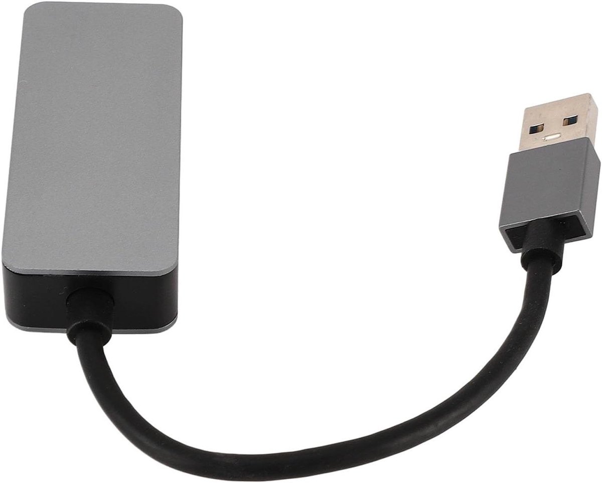 Netwerkadapter Aluminium - USB Ethernet - Snelle Internetverbinding - 2500 Mbps Snelheid - Compact Ontwerp - Grijs