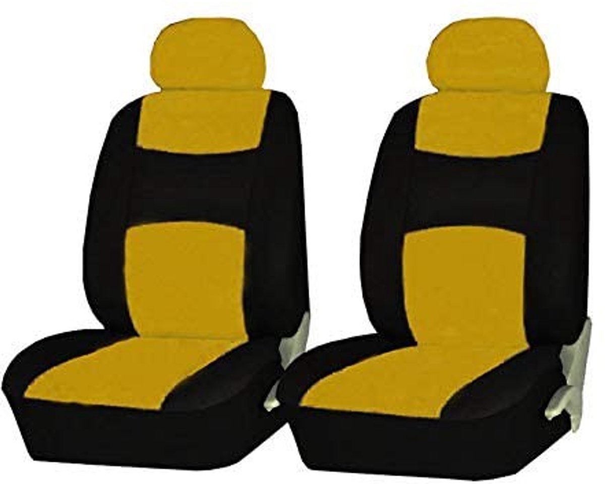 Dailygoods- Autostoelhoes Hoogwaardige Kwaliteit - 2 Stuks - Ademend Materiaal - Eenvoudig te Installeren - Voor Standaard Kuipstoelen - Duurzame Naden - Stoelhoes