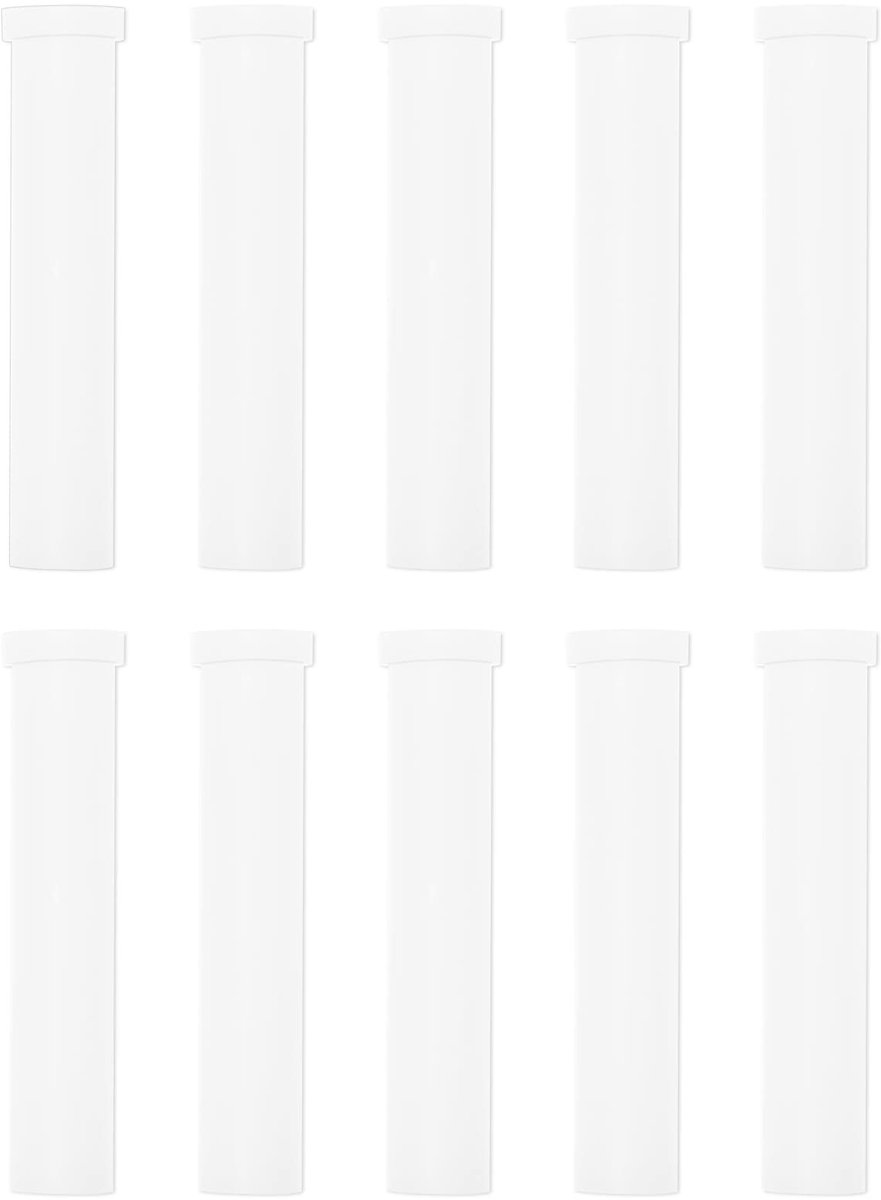 Dailygoods- Locatiepins 10 Stuks - Werkblad Jig Pinnen - Plastic Uitlijnpinnen - 10x50mm - Nauwkeurig Instellen - Wit - Locatiepennen