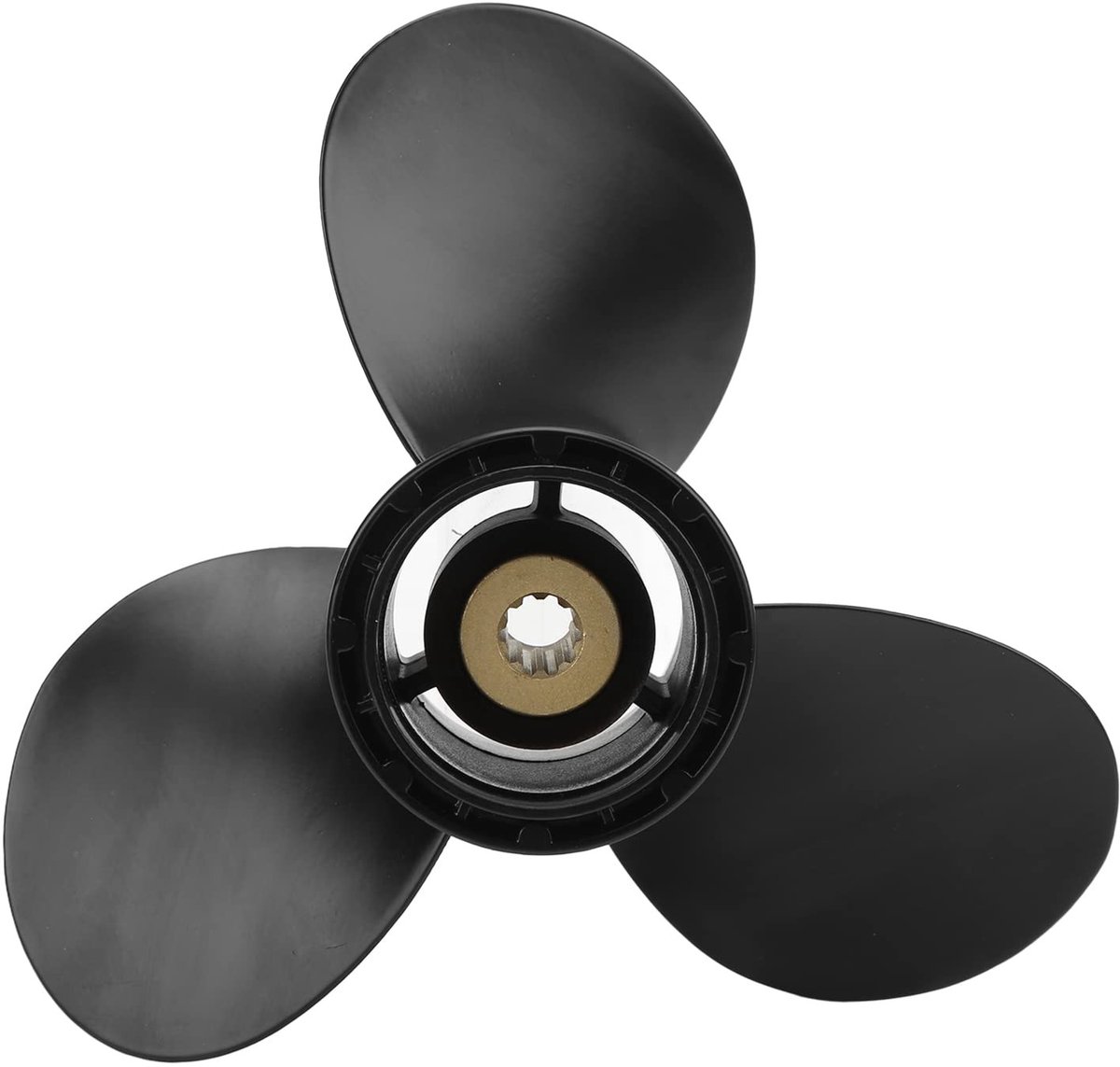 Dailygoods - Propeller - Vervanging Boot Motor - 10 Splines Tanden - 10in Pitch - Geschikt voor Buitenboordmotoren - Betrouwbare Prestaties - Ideaal v...