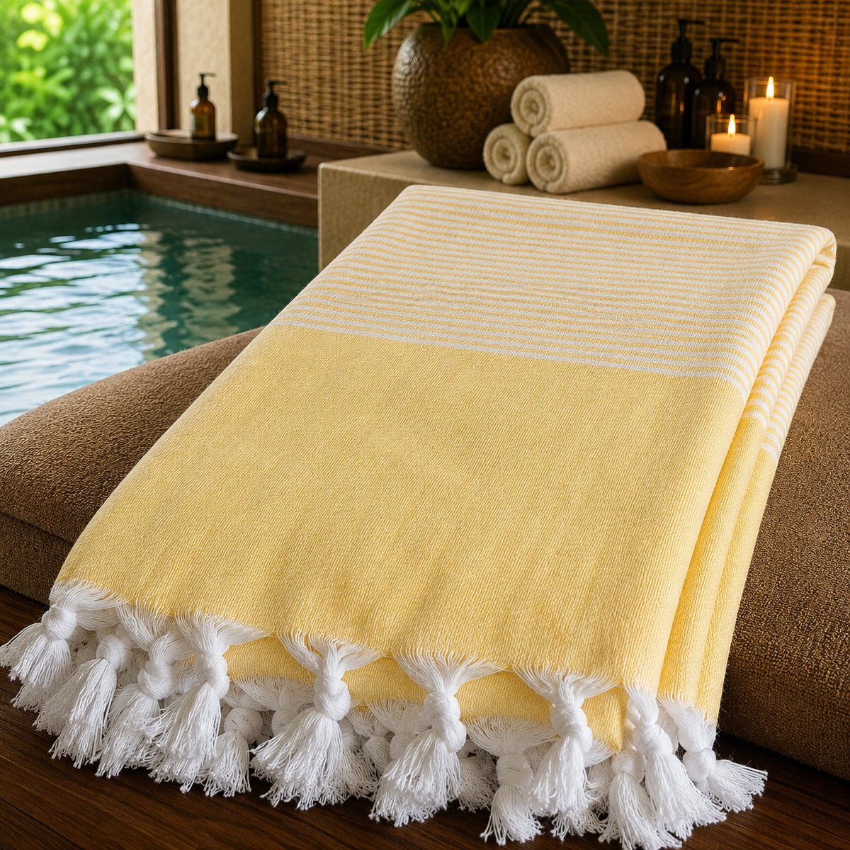 100% Natuurlijke Katoenen Hürrem Peshtemal Badhanddoek Turkse Handdoek Hammam Strandlaken