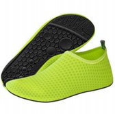 Chaussures d'eau unisexes – Chaussures de natation, de sports nautiques et de plage – Séchage rapide – Chaussures pour le surf et la plongée – Légères – Matière néoprène – Taille : EU 34-35