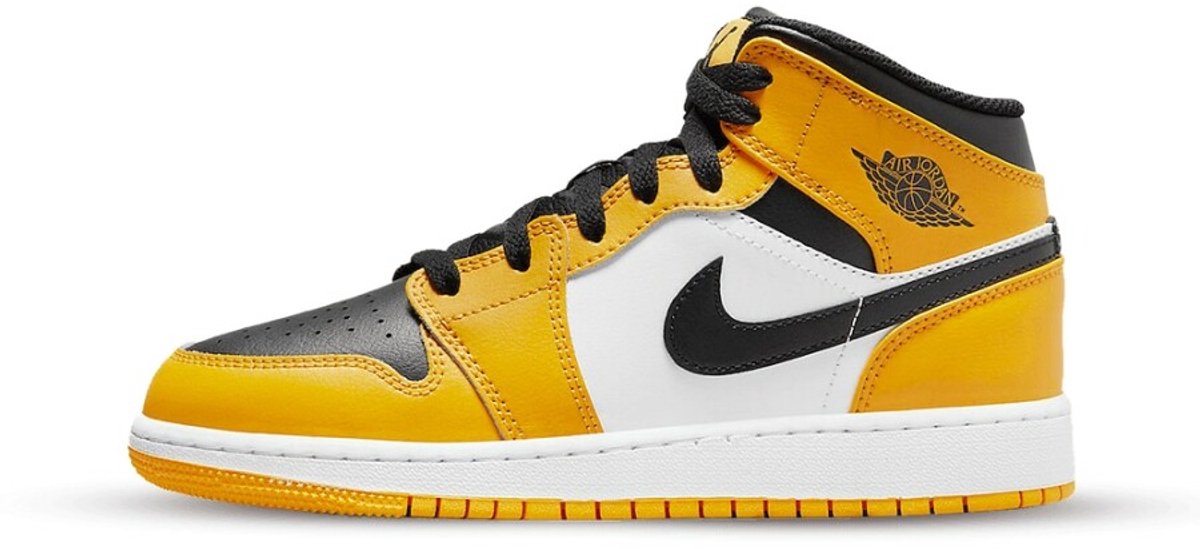 NIke Nike Air Jordan 1 Mid GS “”Taxi”” Sneakers Unisex Zwart