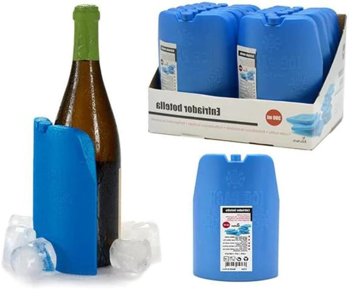 Flessenkoeler - Drankkoeler - Dranken koel houden - Herbruikbaar koelelement - 300 ml - Blauw